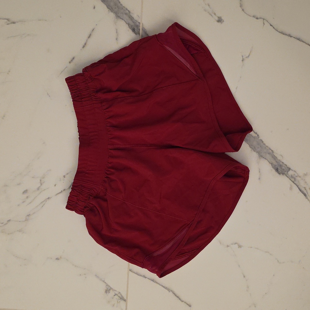 lululemon athletica Women's Athletic Shorts in Deep Red